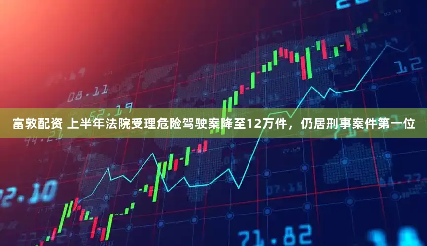 富敦配资 上半年法院受理危险驾驶案降至12万件，仍居刑事案件第一位